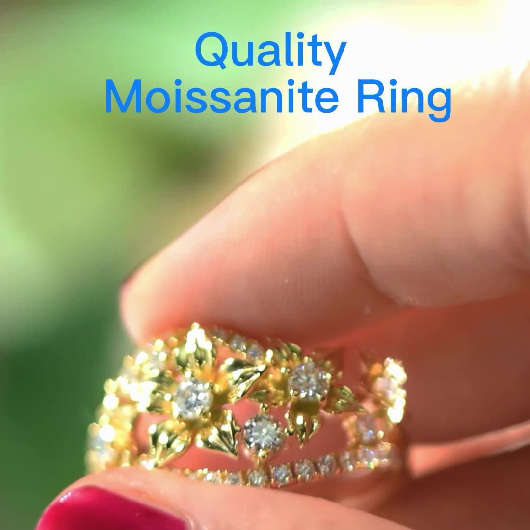 Custome Fine Gemstone Adjustable Emerald Gold 925 Sterling Silver