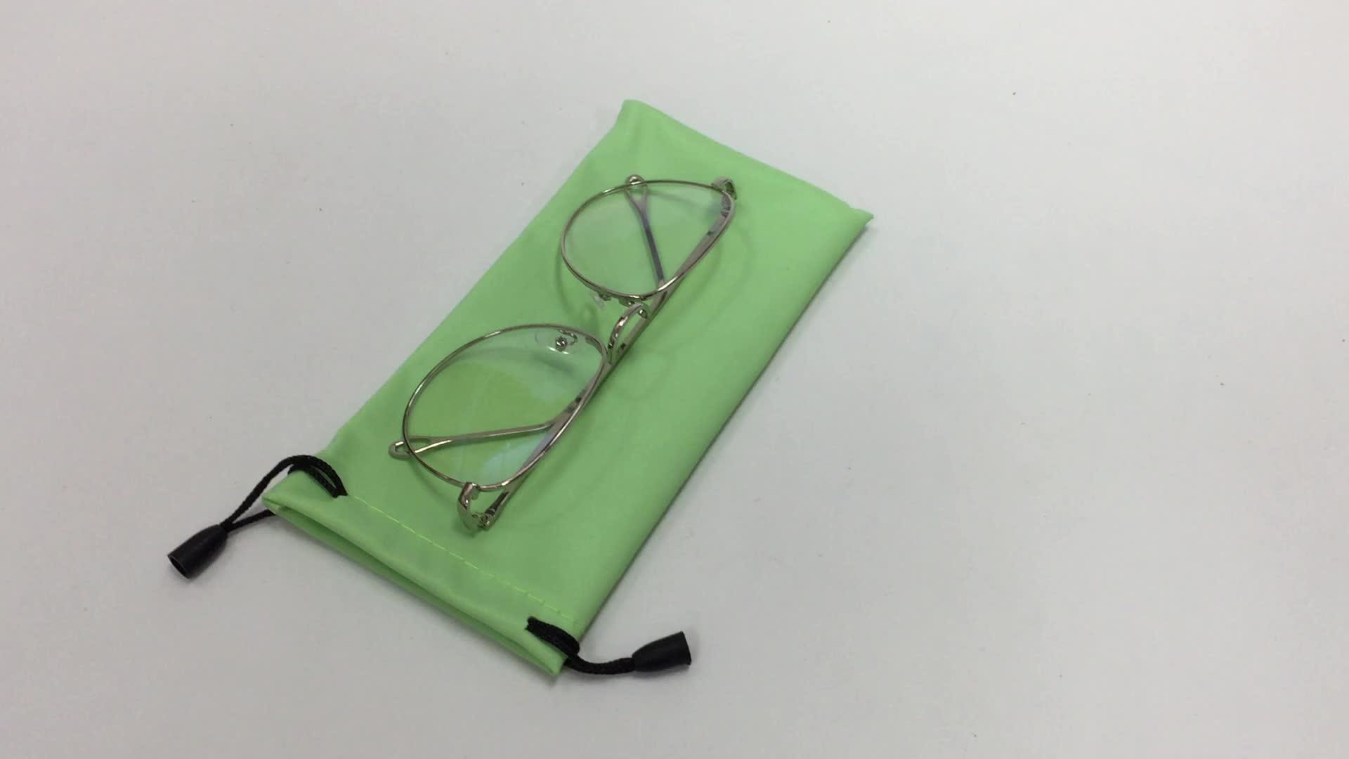 Microfiber Sunglasses Glasses Pouch Gadgets Cleaning Bag Storage Pouch