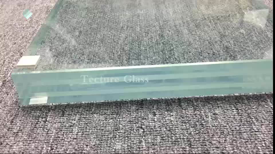 Tecture Small Dots Pattern Safety Laminated Anti Slip Glass With Sgp Interlayer Certified With