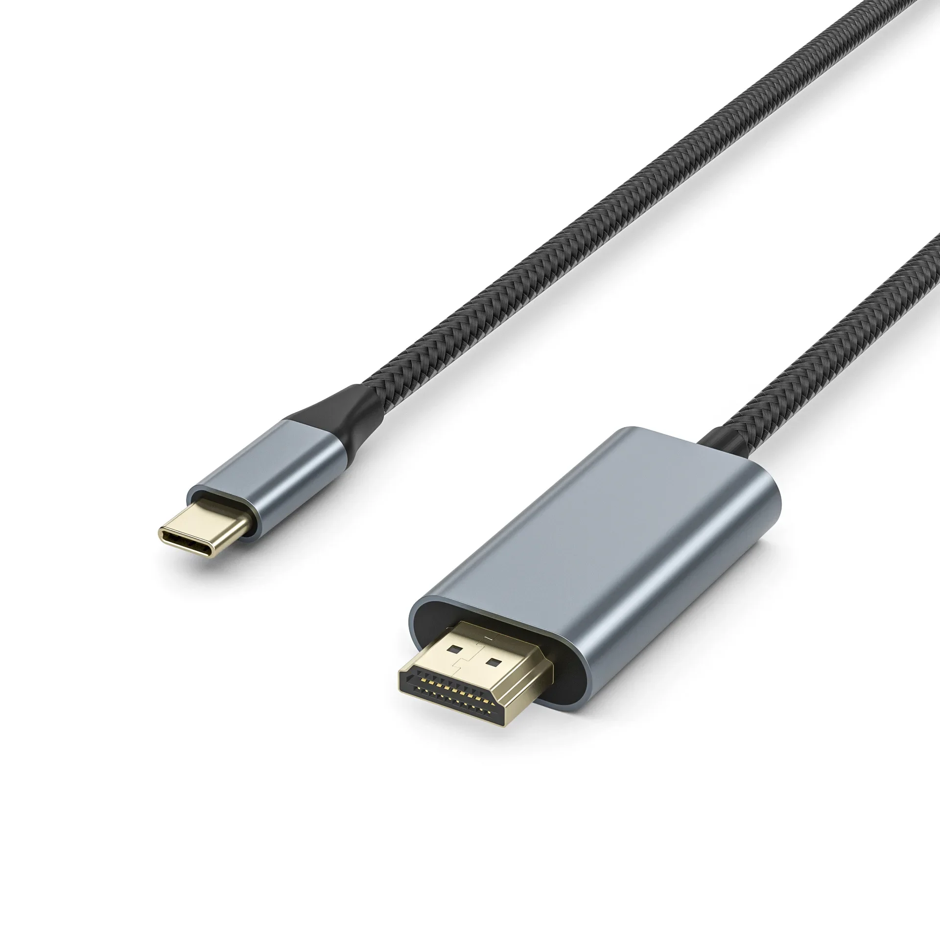 Cross-Border Supply Type-C to HDMI Adapter Cable 4K Mobile Phone Computer Monitor Projection Screen Cable Hd Conversion Cable