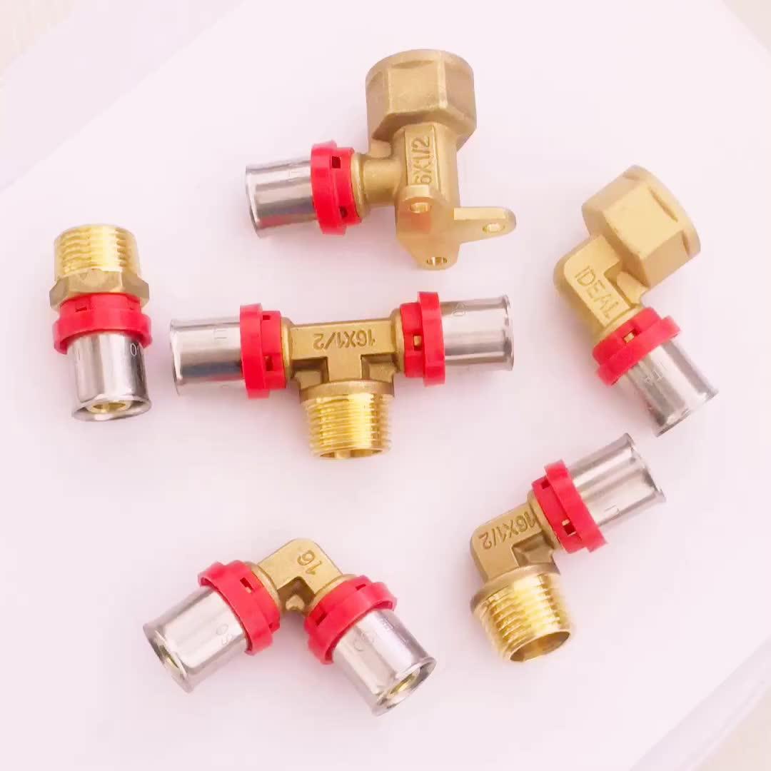 Goede Kwaliteit Pexalpex Persfittingen Schroefdraad Voor Pex