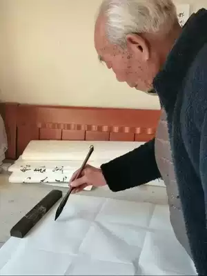 Tien Daoqin calligraphy and painting masterpiece authentic calligraphy work handwritten living room office decoration painting custom brush character hanging