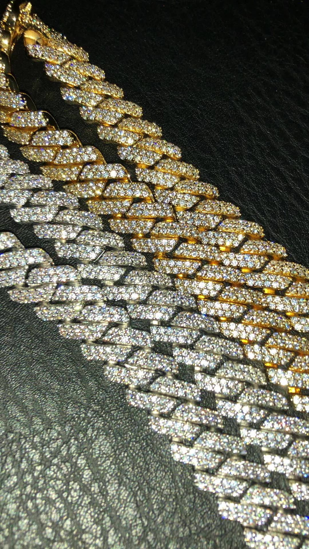 Новое поступление острые кубинские цепи цепочка Майами