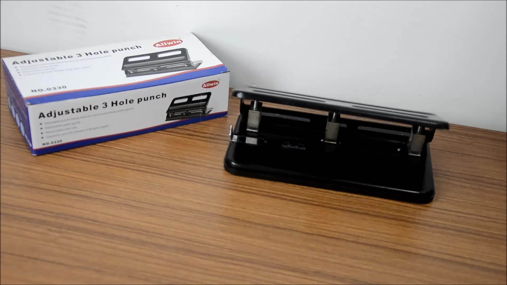 Home Hole Punch 3 Adjustable Office Diy Manual Puncher