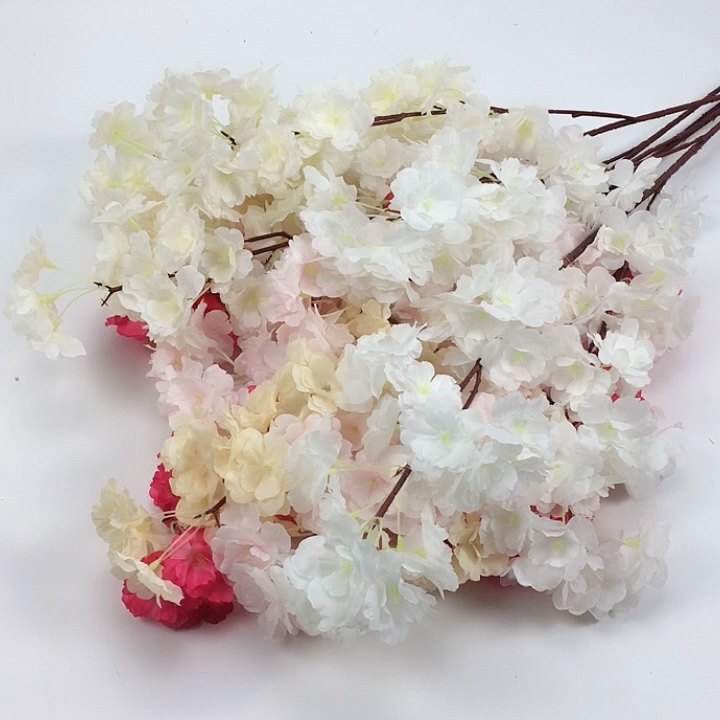 Tcf Artificial Decor Flowers Fleur Wholesale High Quality Light White