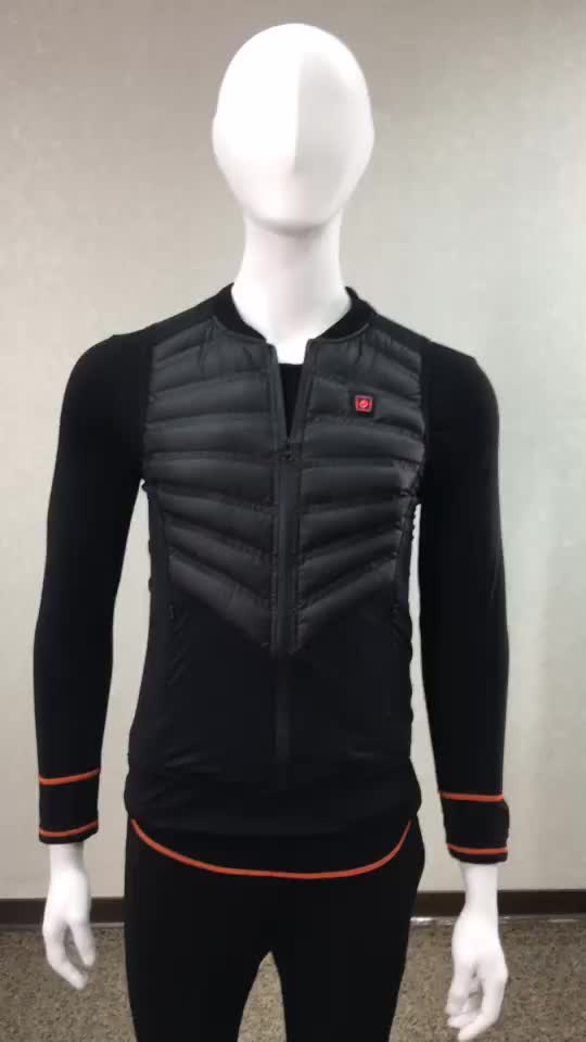 Heat Reflective Technology Lining Lightweight Heated Sports Vest Usb