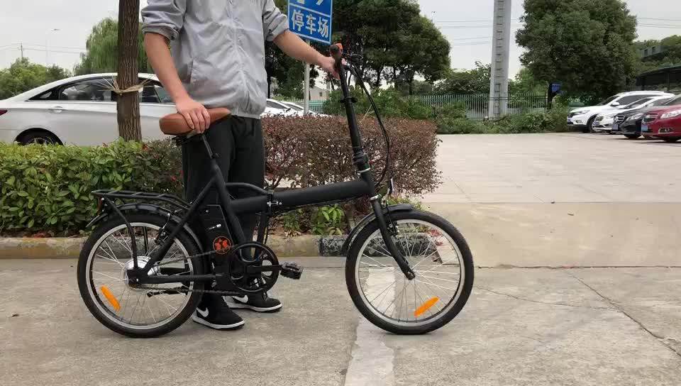 En 15194 Cheap 48v 500w Electric Folding Bike Ebike Electric City Bike
