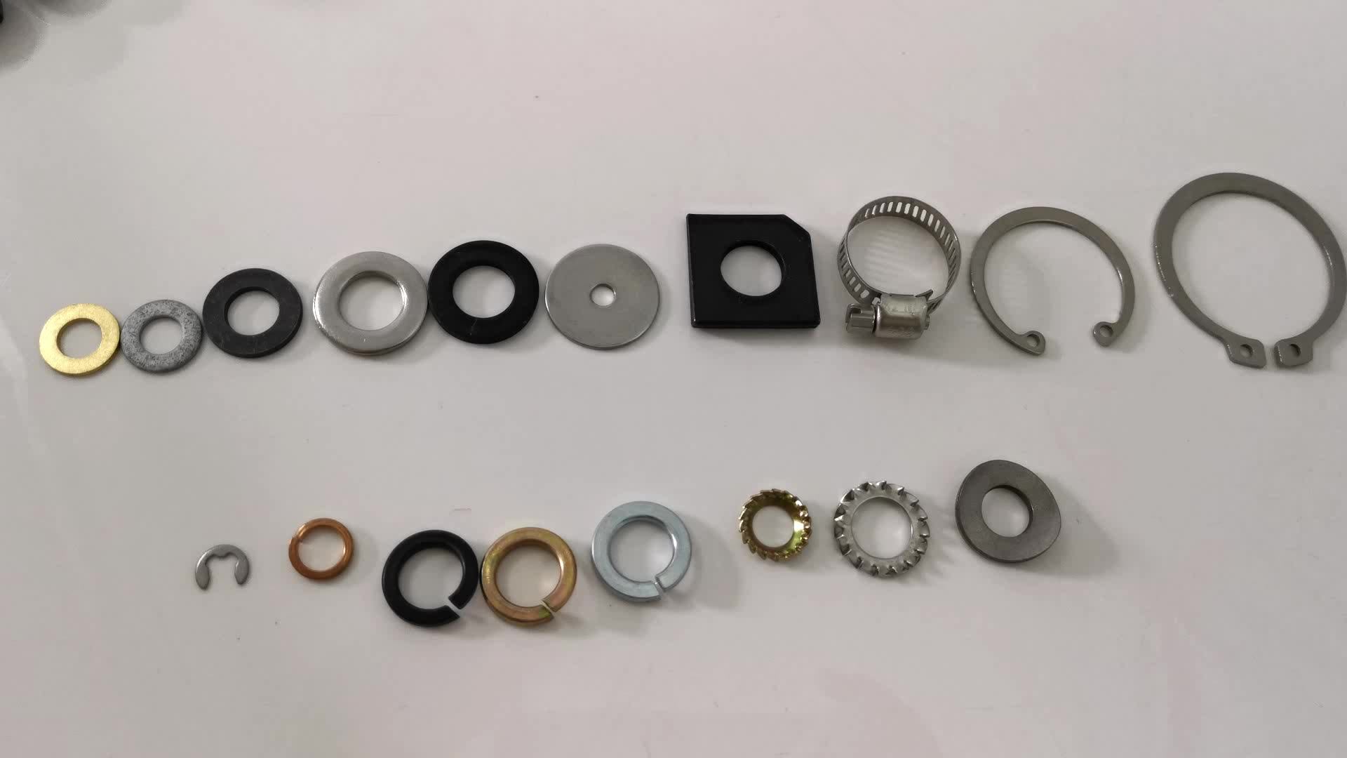 Lock Washers With Doule Faced Printing,Stainless Steel Din9250 M1.6m36