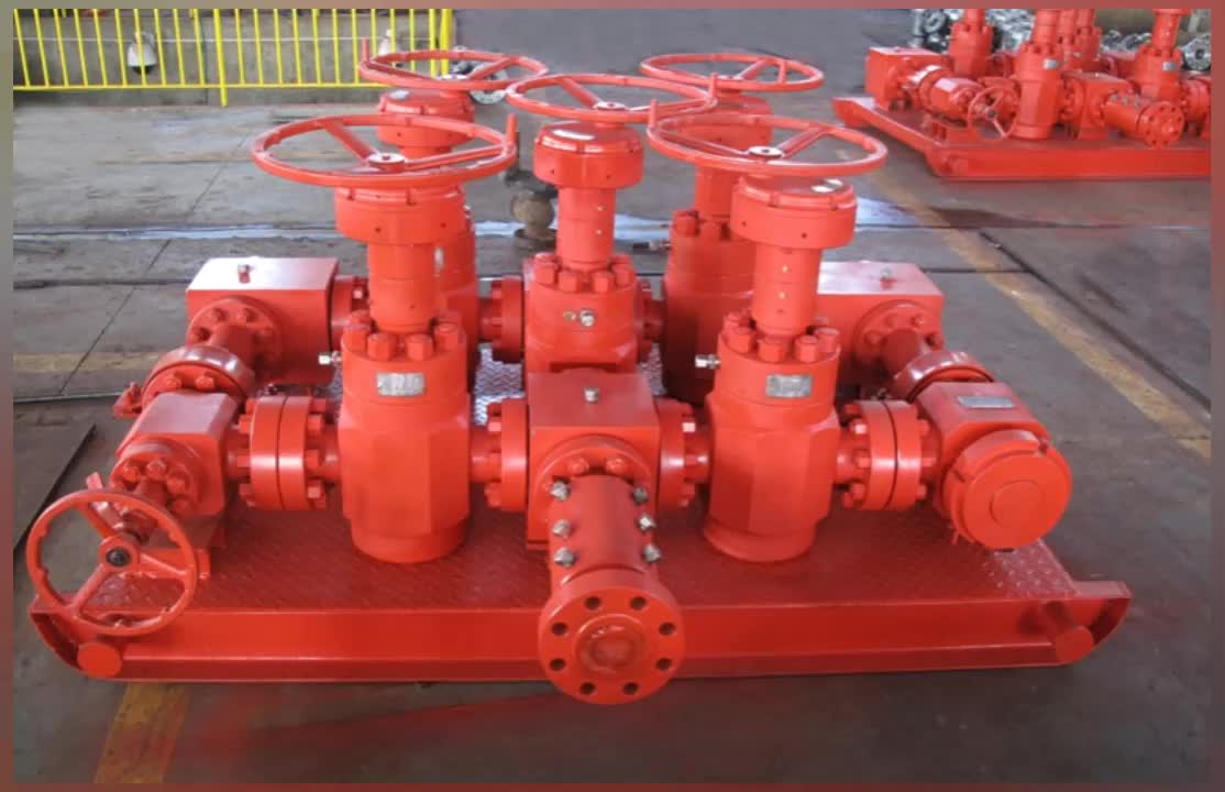 Wellhead Drilling Petroleum Equipment Choke Manifold / Api 6a Choke
