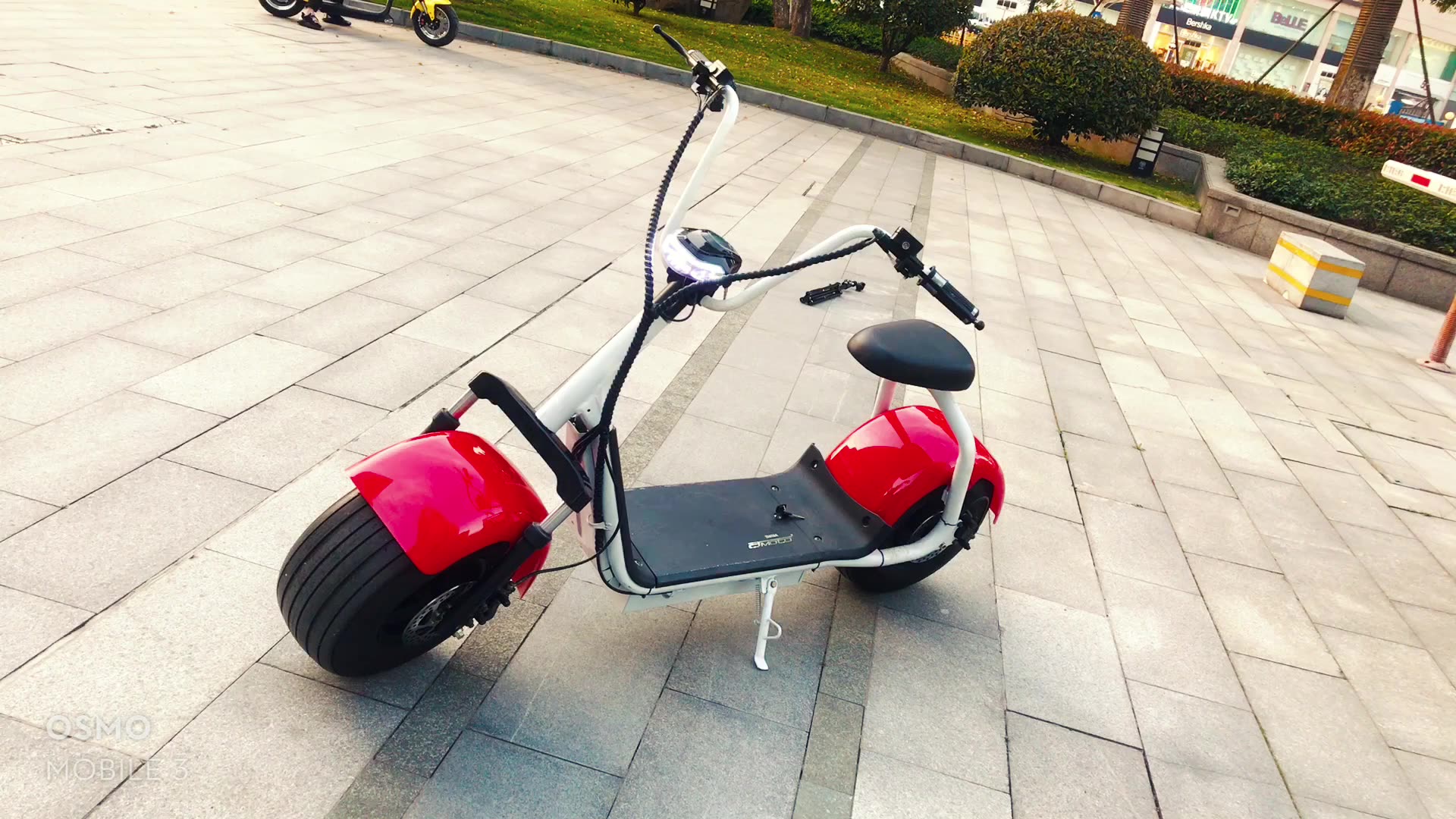 Amoto Cheap Price 2 Wheel 1500w/2000w Electric Scooter Citycoco