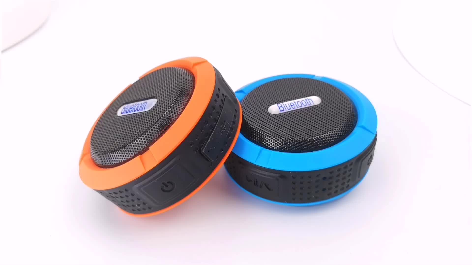 2020 New Small Bonicas Waterproof Bluetooth Speaker Round Shower