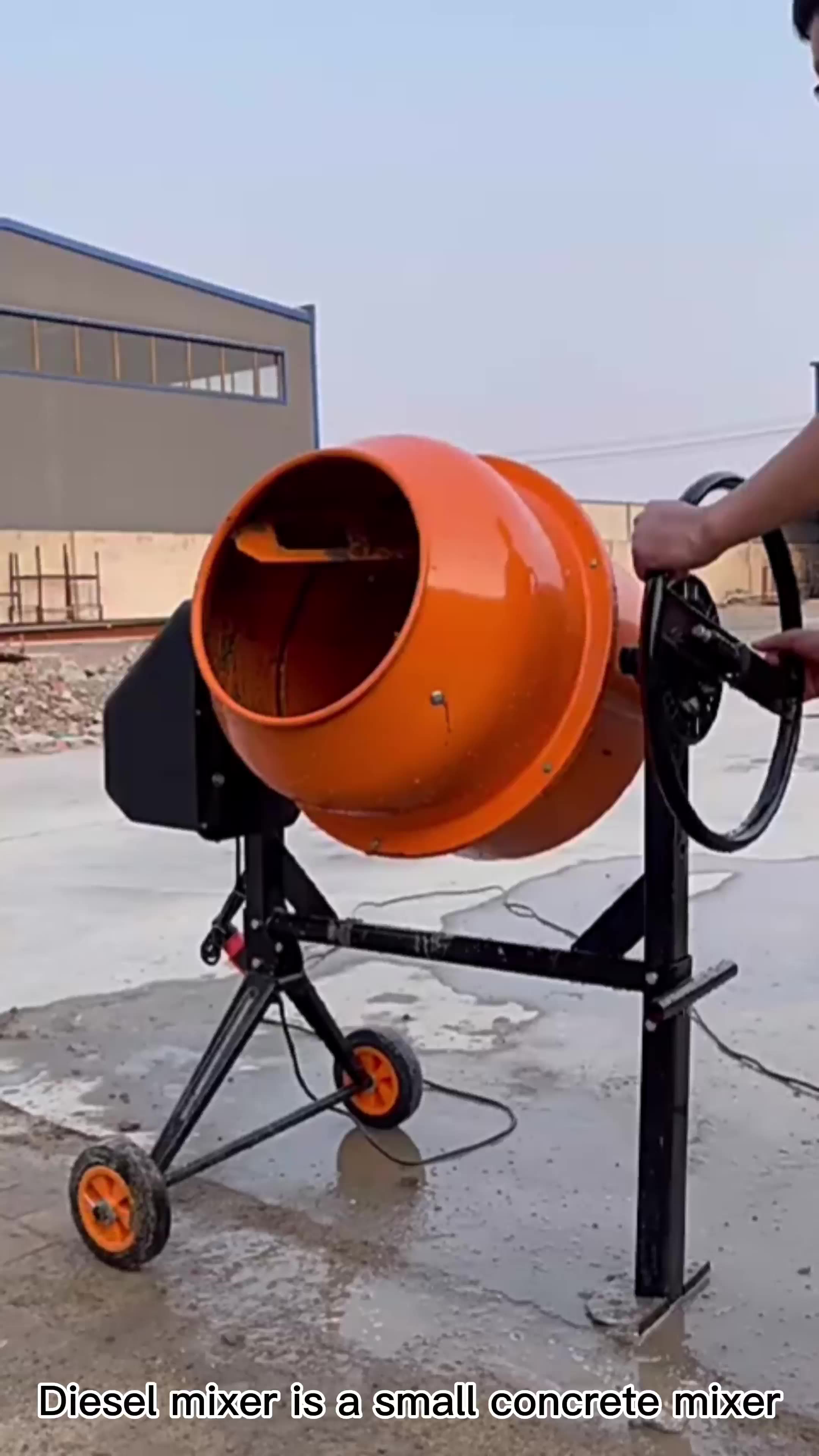 Gasoline 500l 560l 700l Small Concrete Mixer Machines Diesel Factory