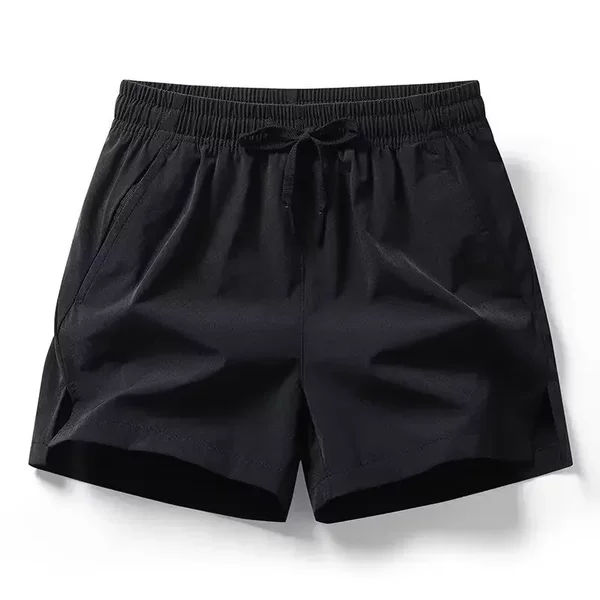 Men's American-style Thin Ice Silk Sports Casual Shorts Summer Outdoor Quick-drying Training Running Three-point Beach Shorts