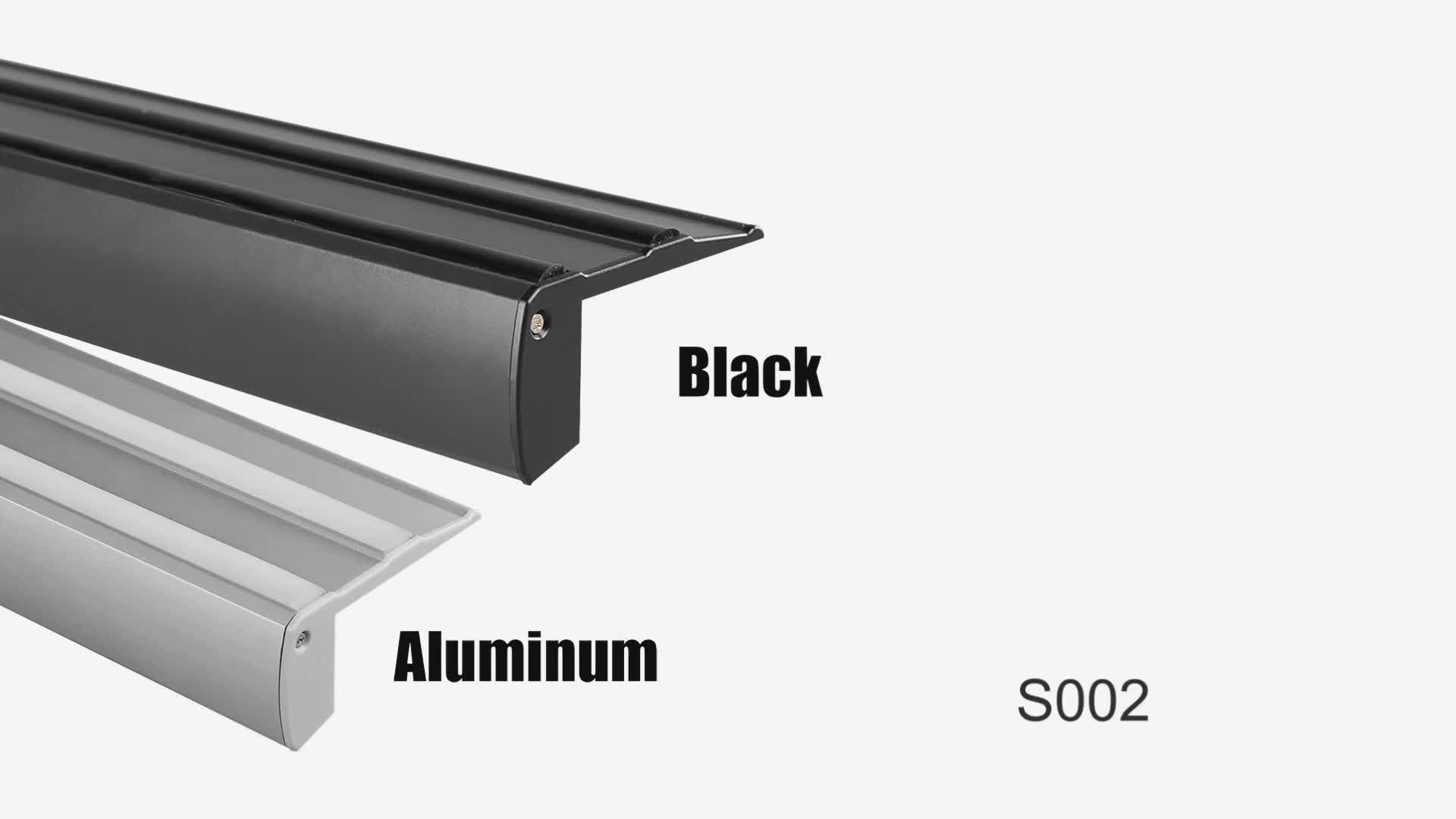 Aluminum Profile Step Lighting Extrusion Up And Down Stair Edge