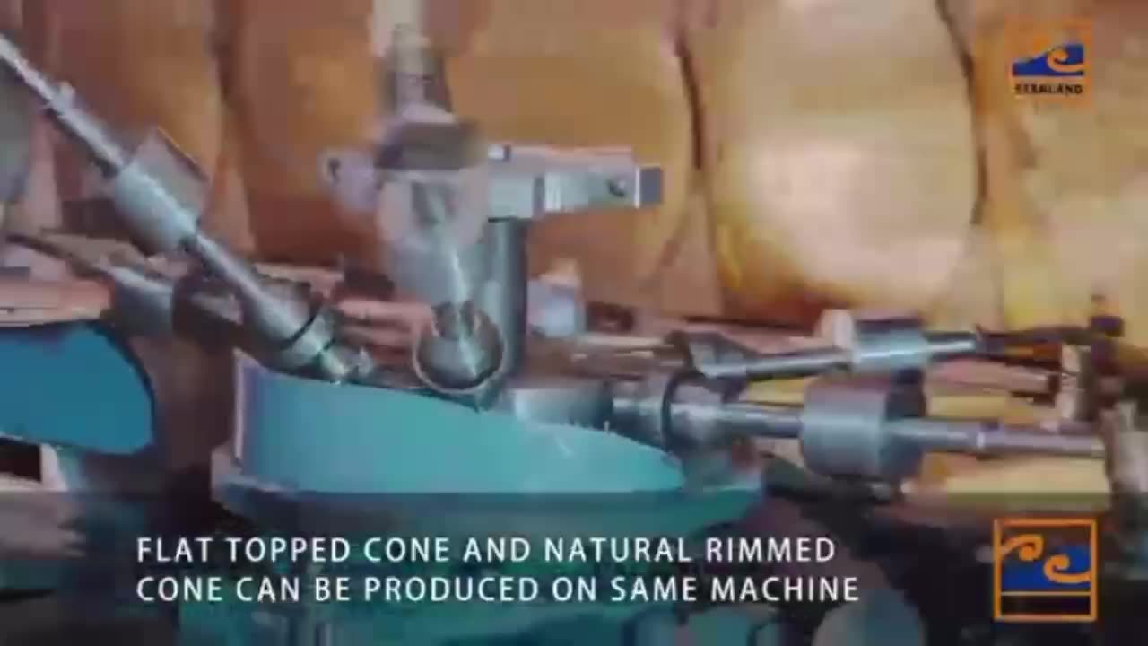 Onestop Service Automatic Waffle Icecream Cone Maker / Thin Cake Wafer