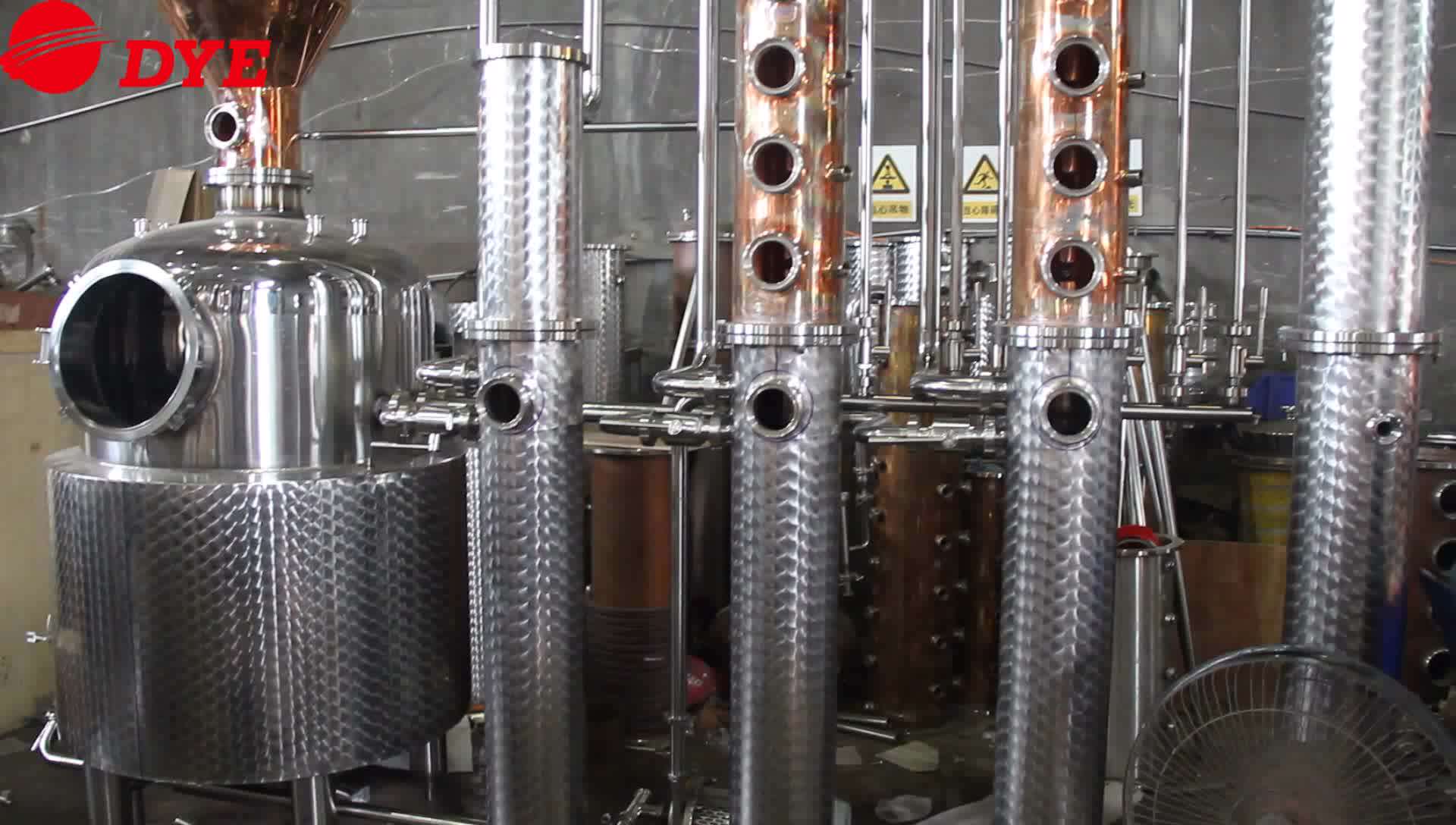 Commercial Alcohol Vodka Reflux Distillation Equipment Distillery Vodka