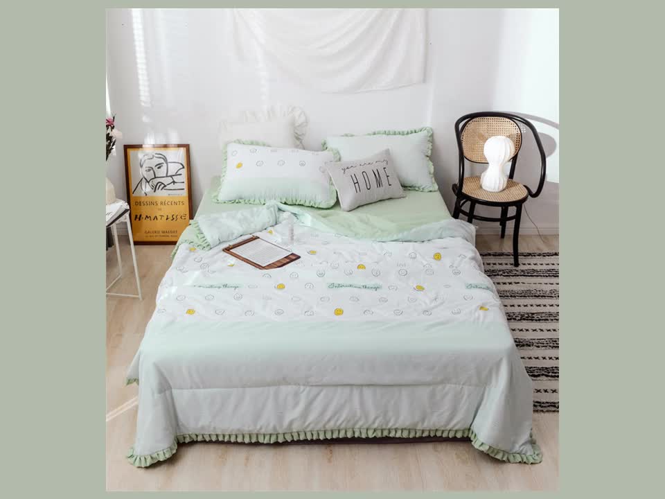 Microfiber Printed Children Polyester Air Conditioning Cute Quilt