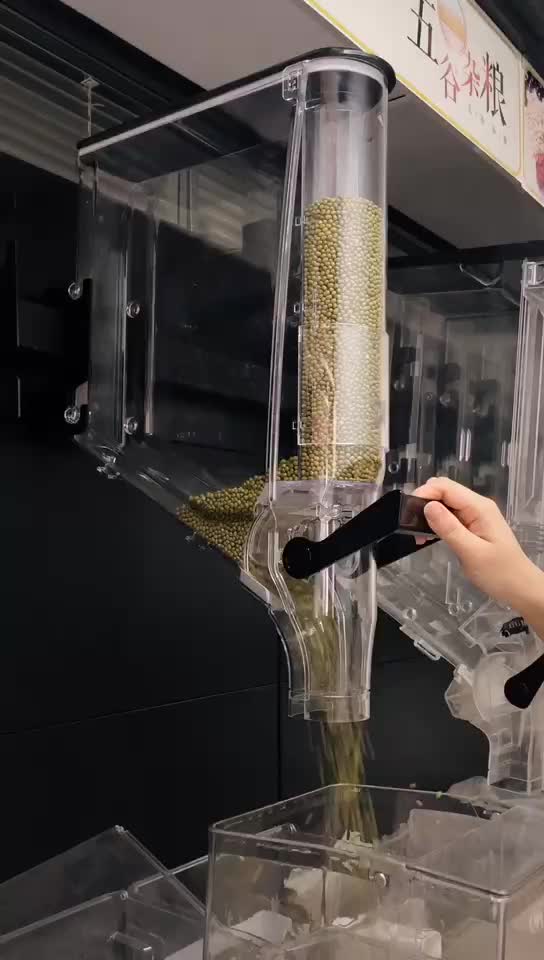 Ecobox Coffee Bean Nuts Pet Food Display Bin Dry Food Gravity Bins Bulk