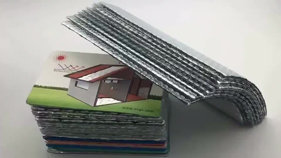 Car Interior Aluminum Foil Bubble Roof Thermal Heat Insulation Material