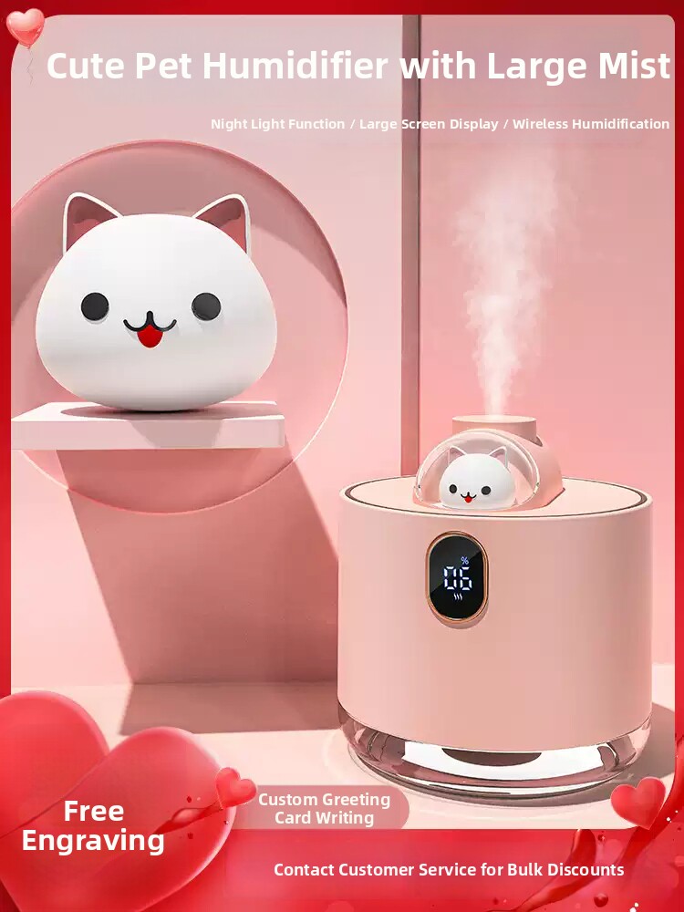 Birthday Gift for a Girl to Give to a Best Friend, Practical, Niche, High-End Aromatherapy Gift Box with Humidifier and Night Light