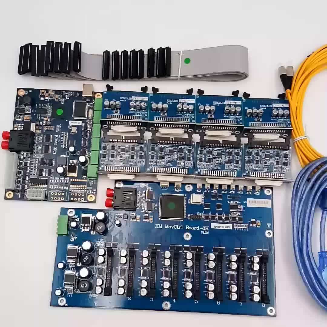 Km 512 Solvent Printer Board Set Including Konica 512 Print Head