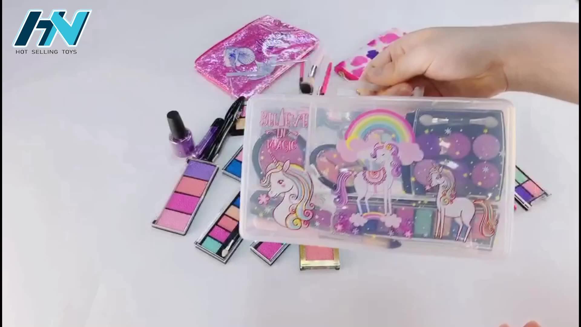 Amazon Hot Children Make Up Kit Diy Set Kids Cosmetics Pretend Play
