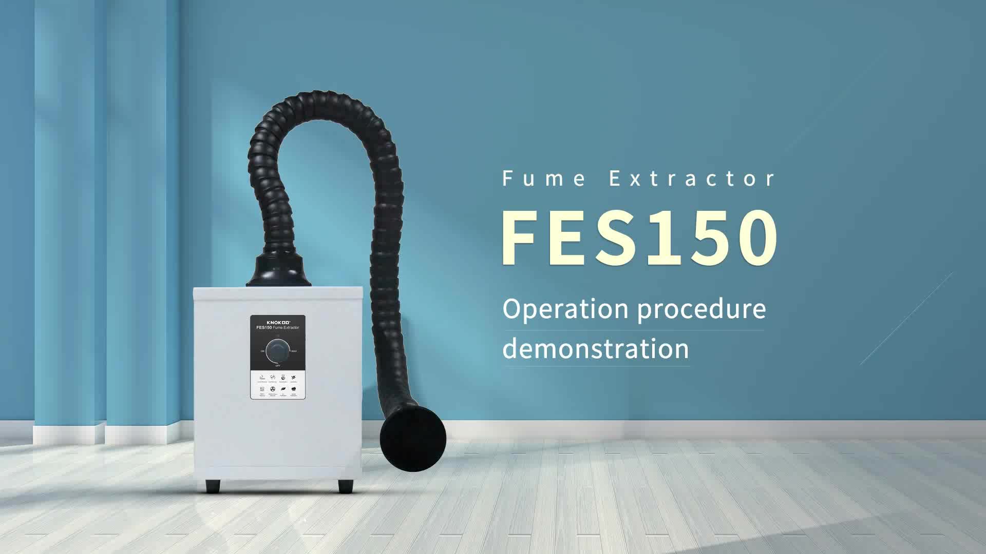 Knokoo Nail Salon Fume Extractor Fes150 Laser Smoke Purifier Hepa