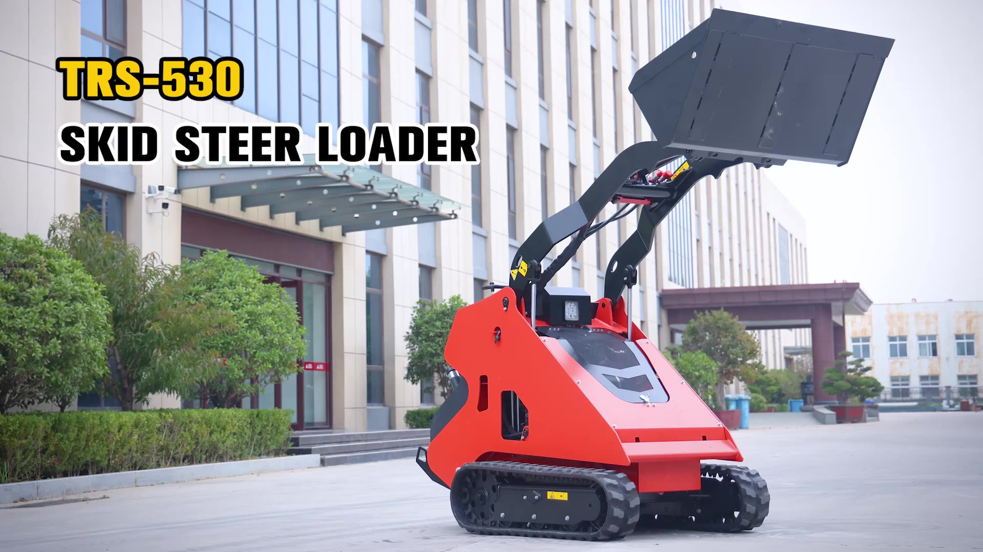 Loader Micro Compact Hydrostatic Loaders Articulated Garden Shovel