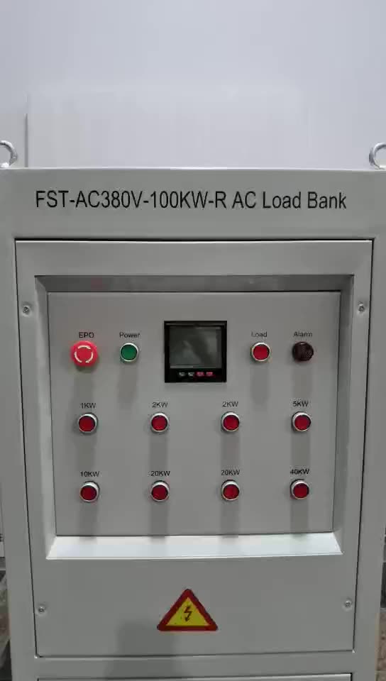 Resistive Load Bank For Generator Testing,100kw 380v Portable Ac