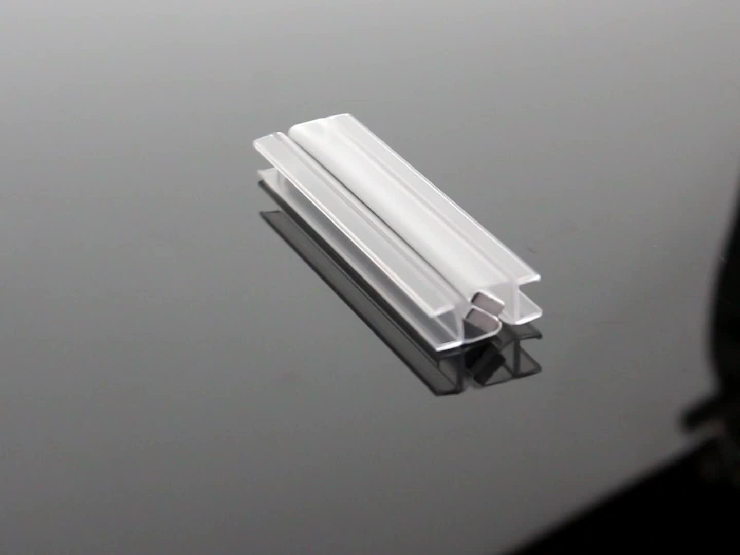 Clear Shower Room Bathroom Glass Door Pvc Waterproof Seal