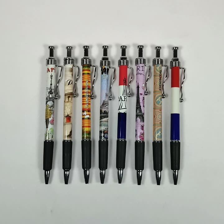 France Scenery Eiffel Tower Museum Souvenir Pens Ballpoint Pen