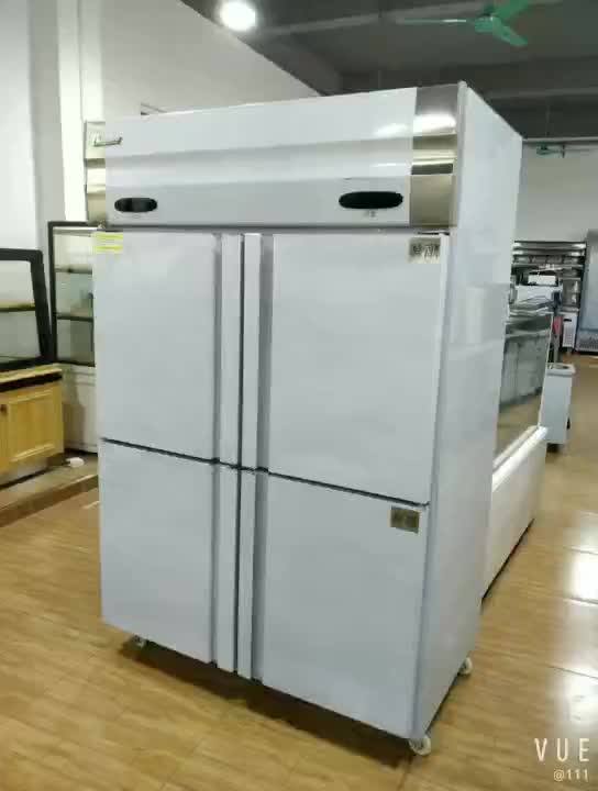 4 Door Freezer Kitchen Refrigerator Restaurant