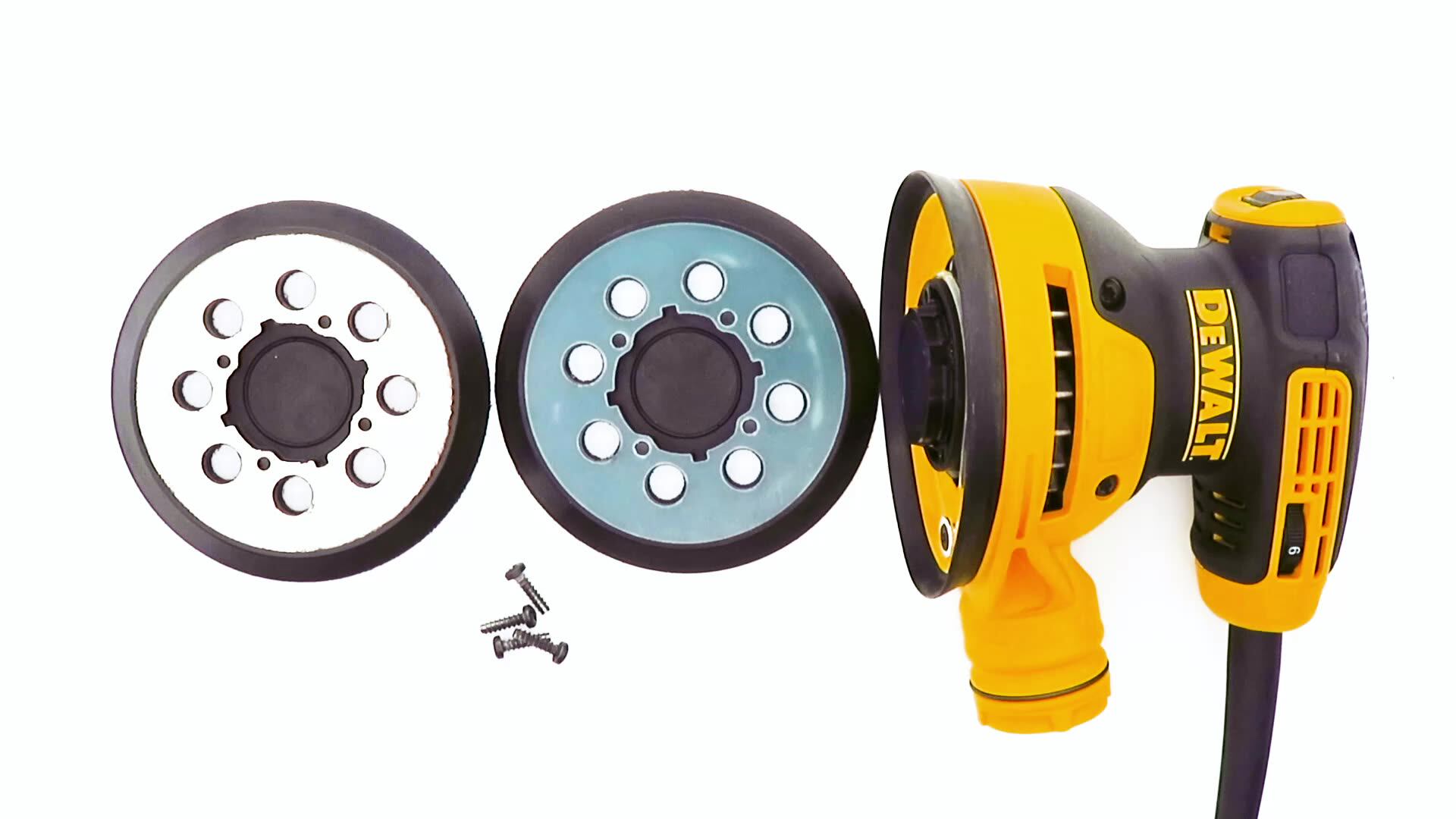 5 Inch 125mm 8hole Hook And Loop Plastic Foam Sander Sanding Backing