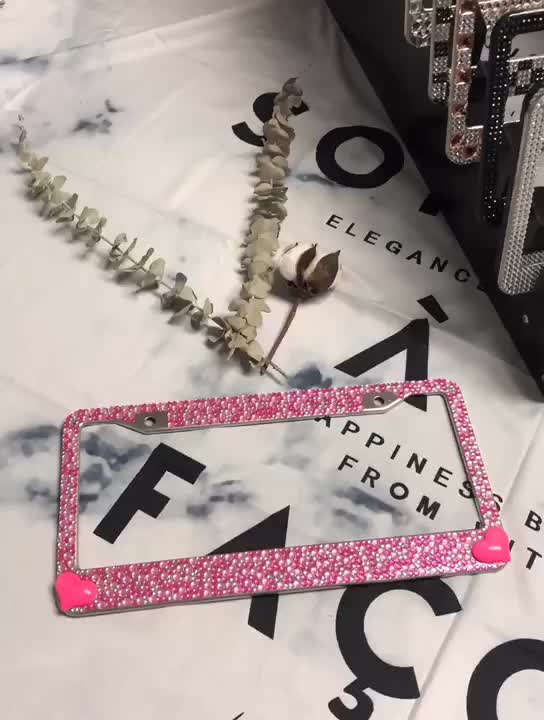 Heart Cute License Plate Frames Buy Cute License Plate Frames