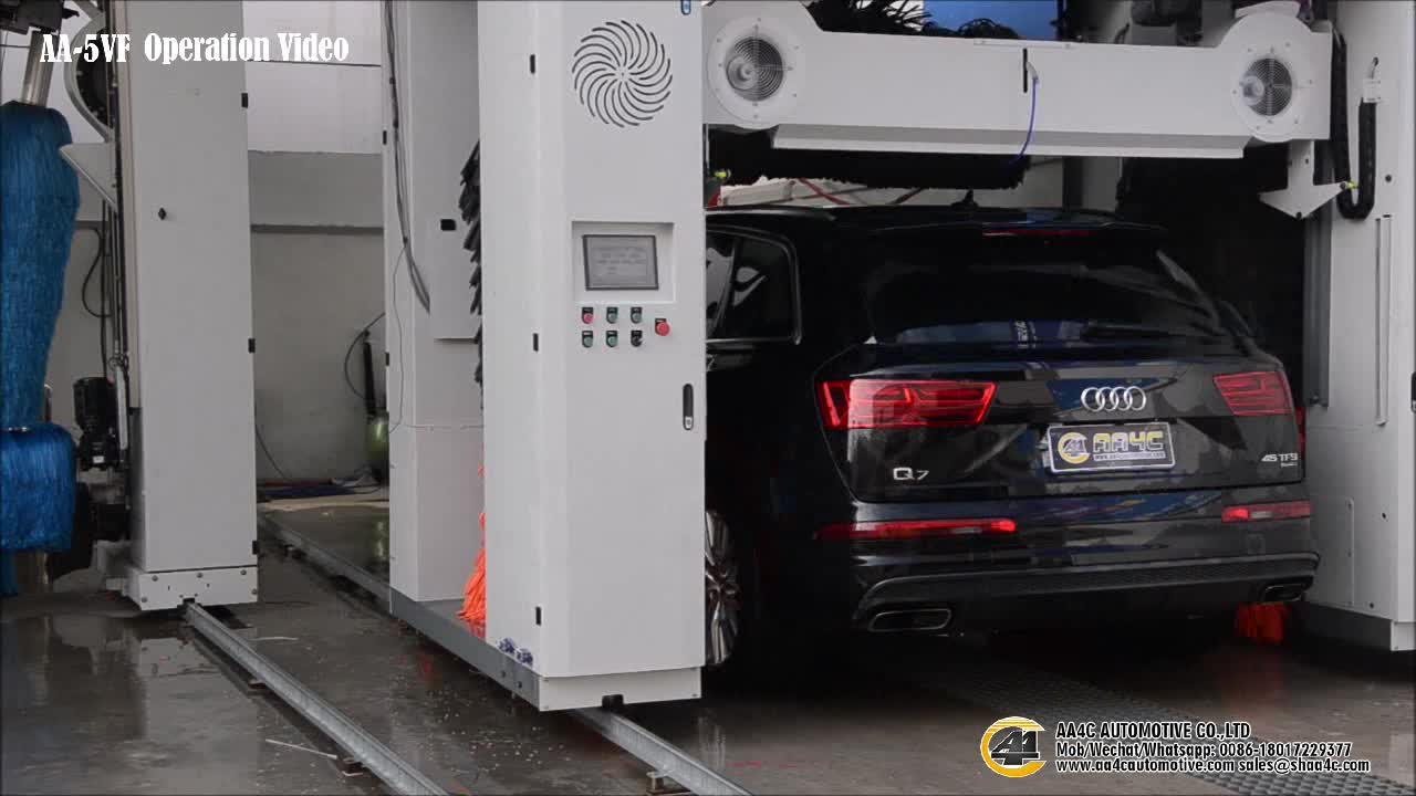 AA4C automatic car wash machine car washing machine system 5 Brushes rollover car washing