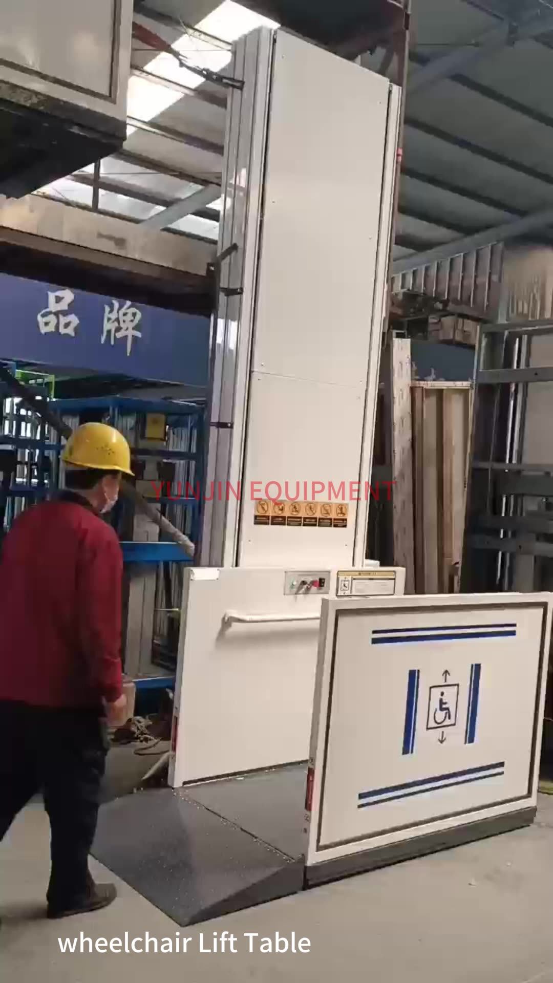 Barrier Free Stair Lift Handicapped Patient Wheelchair Elevators