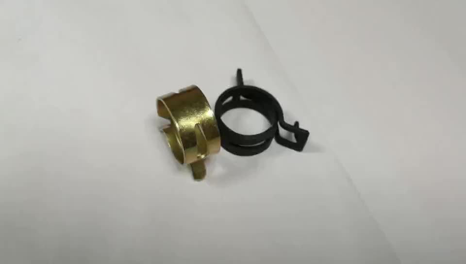 Design Stainless Steel Automotive Flexible Spring Clips Elastic Hose