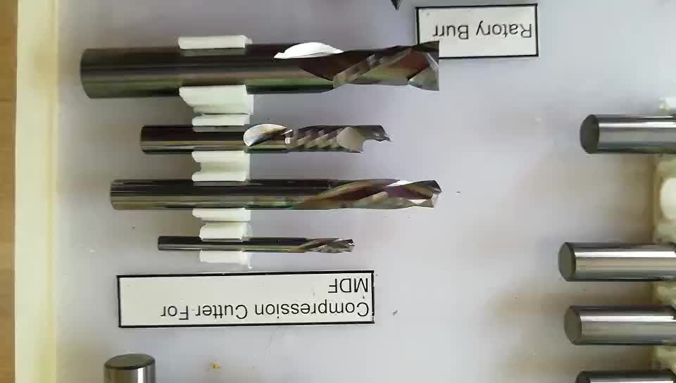 Woodworking Tools Solid Carbide Compression Cutter Cnc Router Bits For
