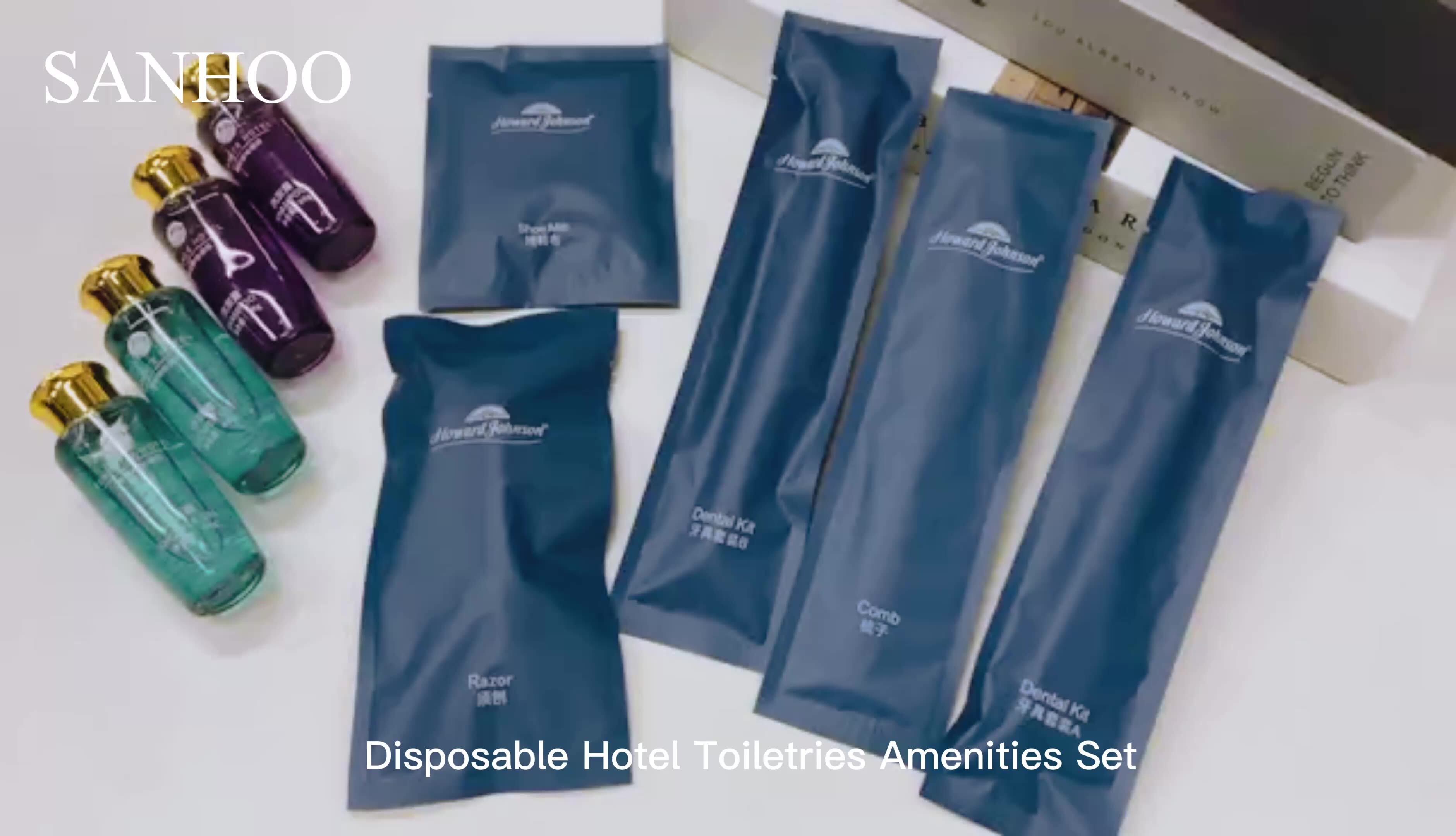 Sanhoo Hospitality Supply Wholesale Hotel Bath Room Amenities Sets