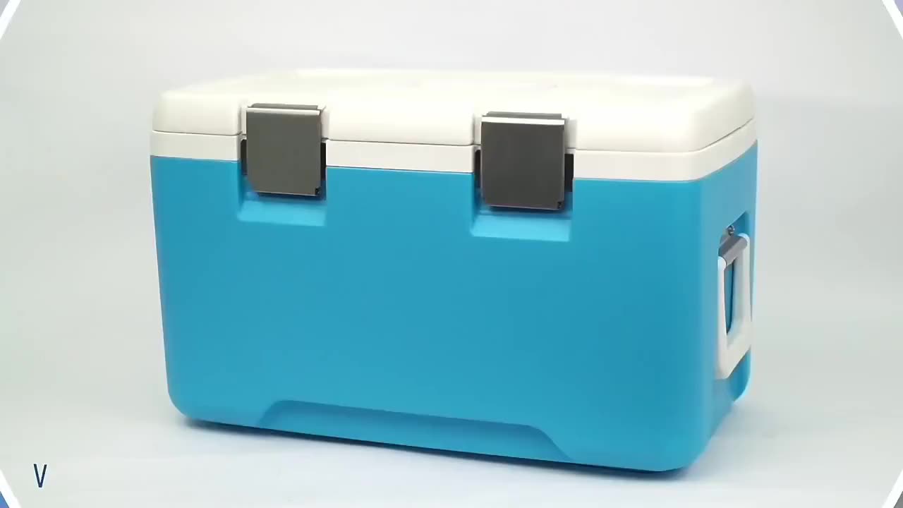 Small Electric Ice Cooler Box For Camping Fishing Keeps Ice Camping