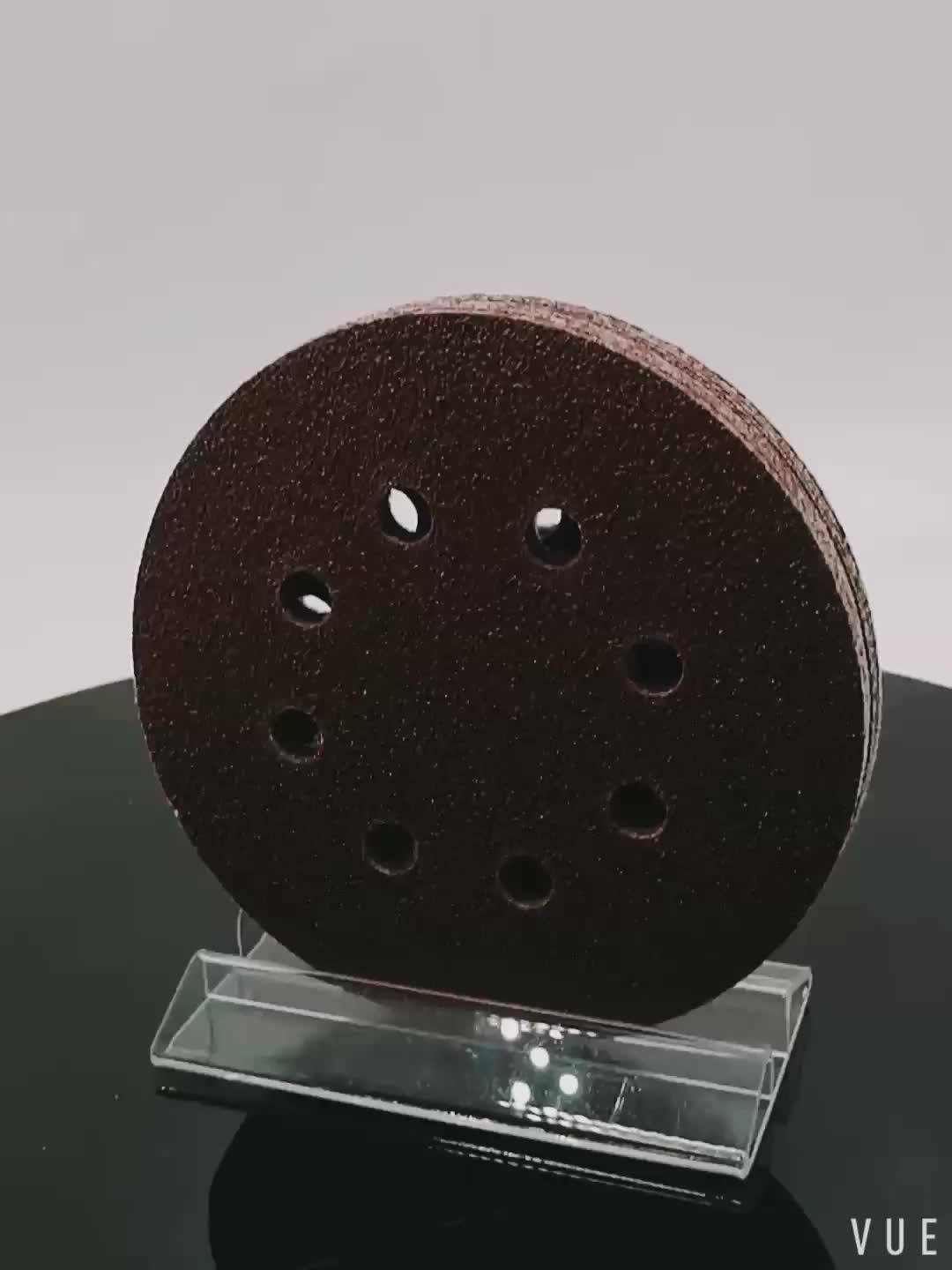 120 Pieces Sanding Discs 5 Inch 8 Holes 125mm Hook And Loop Sandpaper