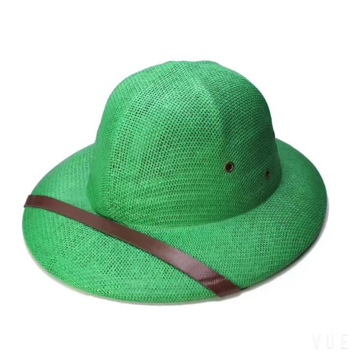 Outdoor Safari Straw Pith Helmet 