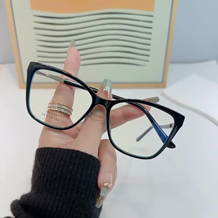 TR2202 Luxury Myopia Glasses Women Optical Computer