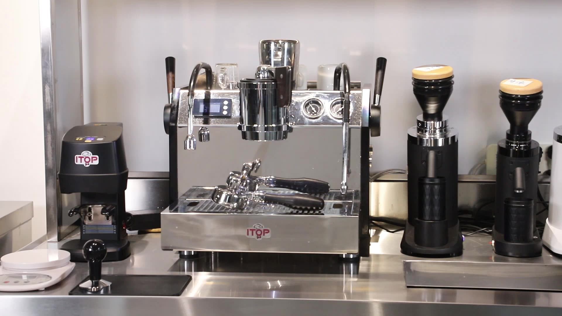 New Bar Stainless Steel Group Commercial Professional Espresso Coffee  Machine for Business