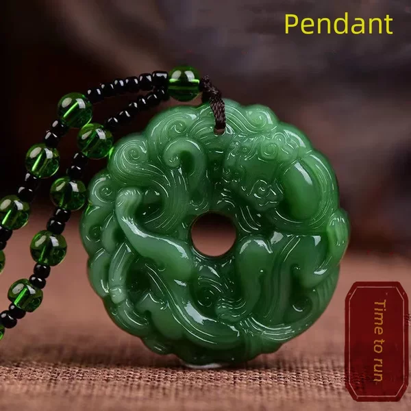 [Piu Pendant] Peace Buckle Turquoise Necklace Pendant Unisex Personalized Pendant Jewelry Manufacturer Wholesale