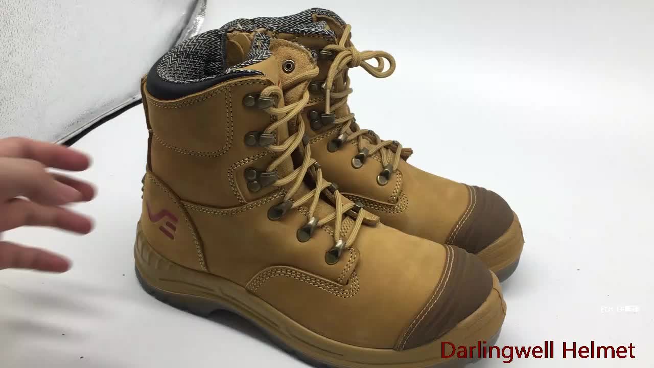 Darlingwell Brand Custom Mining Safety Boots Steel Toe Cap Anti Slip S2