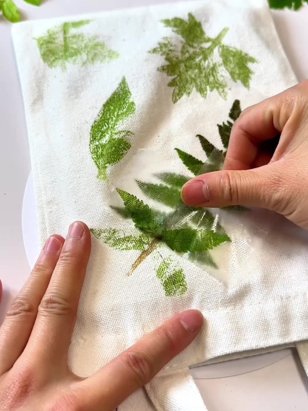 植物拓印布袋手绘涂鸦布袋手工纯白植物拓染帆布包拓印工具材料包-阿里巴巴