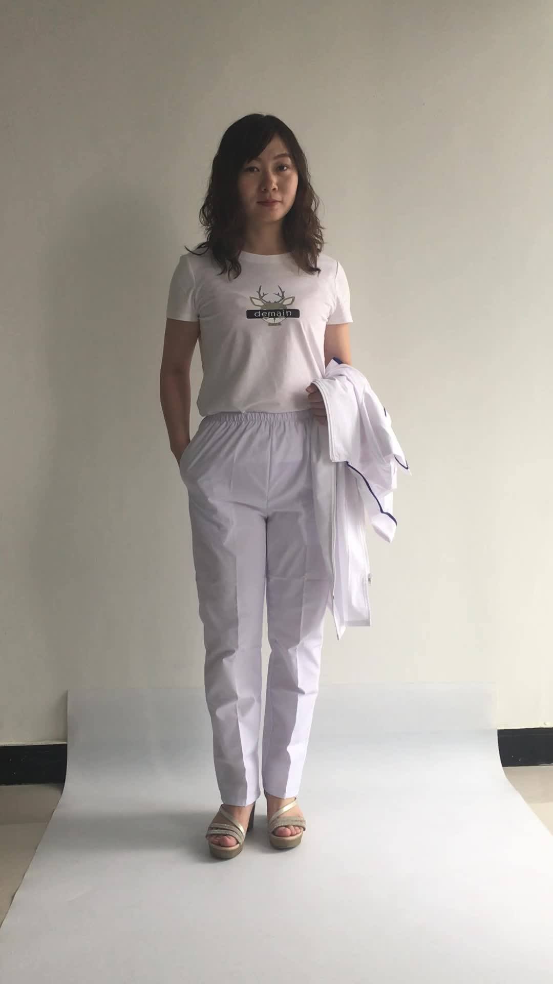 Wholesale Custom Unisex Elegant Hospital Medical Scrubs Doctor Nurse