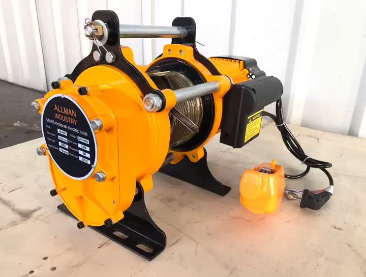 Allman 500kg Electric Winch Light Lift Winch Duty Winches Electrical