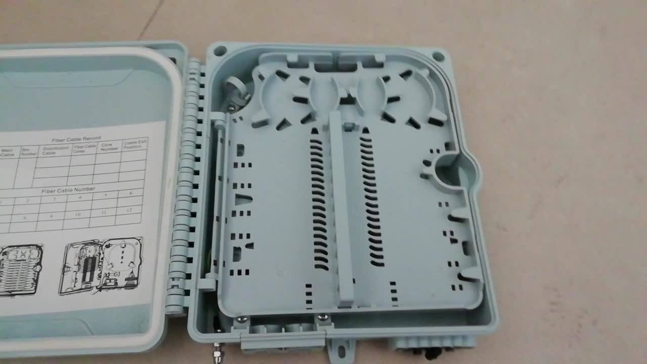 16 Core Fiber Optic Terminal Box / Fiber Optic Cable Junction Box With